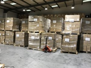 Logistics warehouse storage