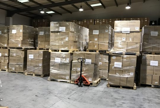 Logistics warehouse storage