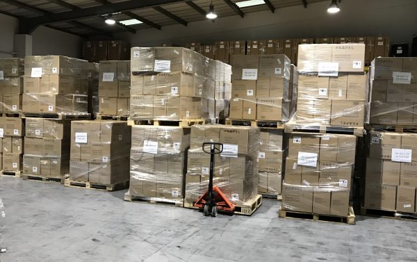 Logistics warehouse storage