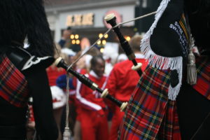 Bagpipes and Cheerleaders